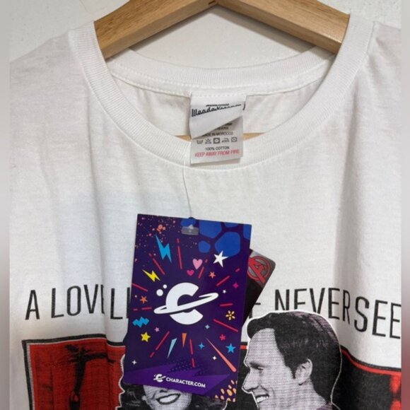 Marvel WandaVision “A Love Like You’ve Never Seen!” White Graphic Tee - Size S - Picture 4 of 6